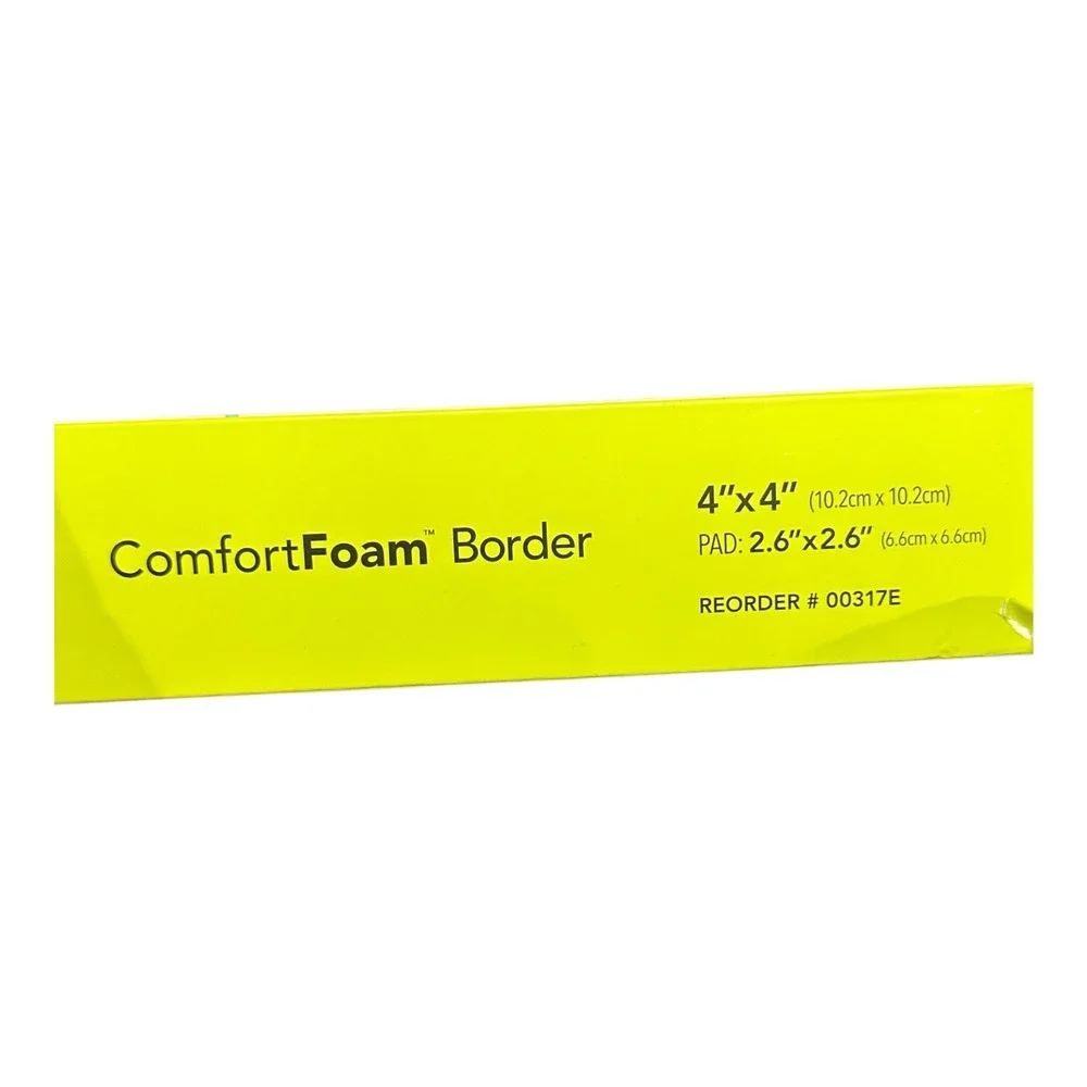 NEW DermaRite Comfort Foam Border Wound Dressing 4